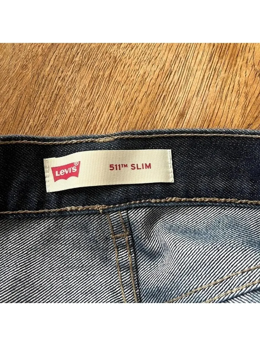 LEVIS 511  BIG E LEATHER PATCH SLIM FIT Boys 14